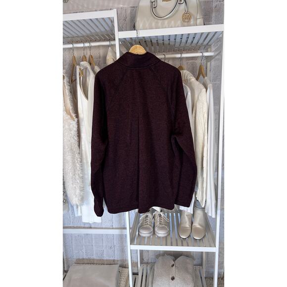 Copied - Eddie Bauer Men's Size 2XL Maroon Half Zip Pullover Sweater #0055 - Picture 3 of 6